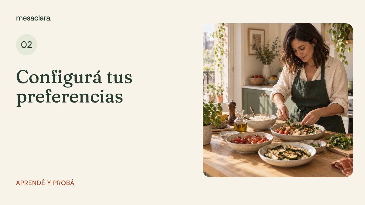 Miniatura de Configurá tus preferencias