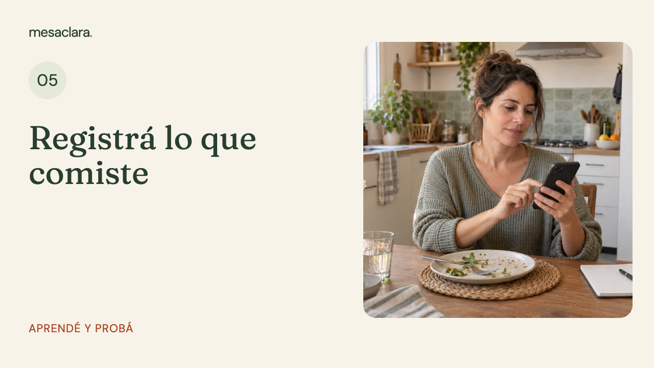 Miniatura de Registrá lo que comiste