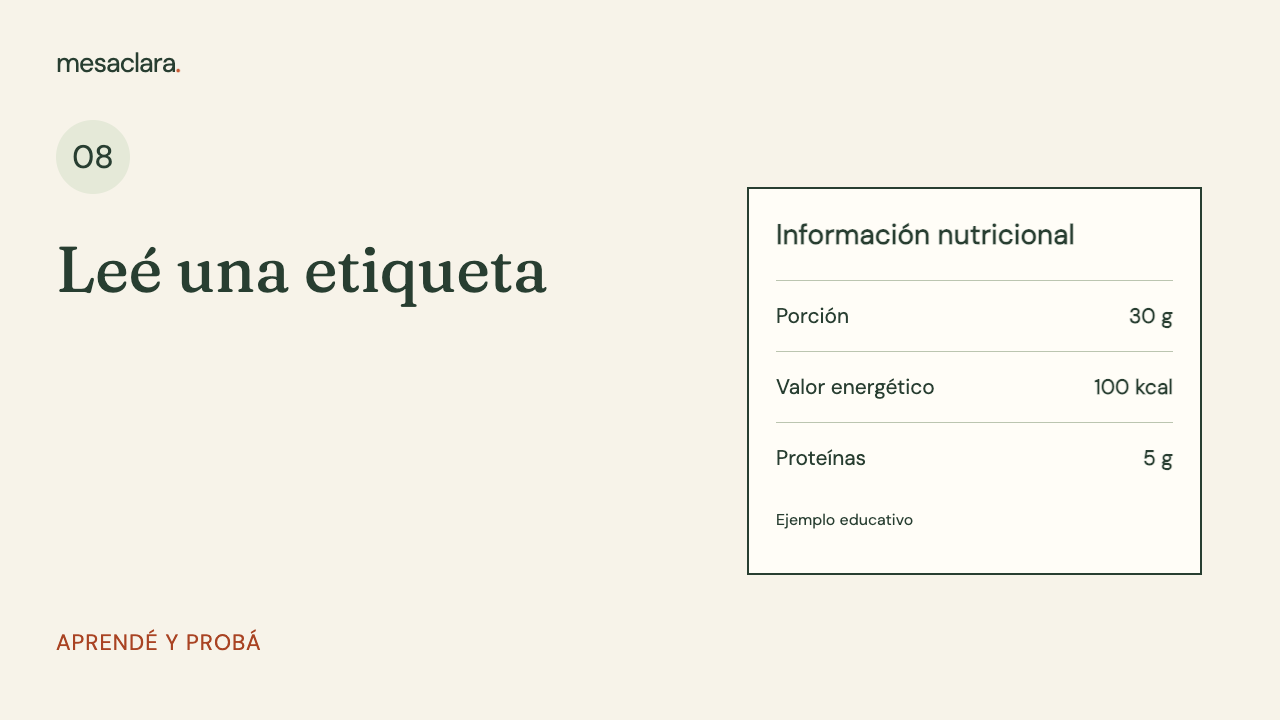 Miniatura de Leé una etiqueta